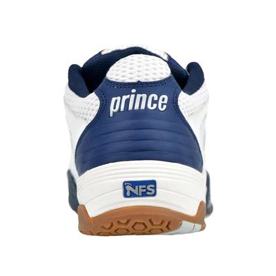 Prince Mens NFS Attack Squash Shoes - White/Navy/Silver - main image